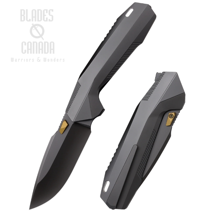 Remette RT-Disassembly Flipper Folding Knife, M390 Black, Titanium Black, RT-WK1-F (image for) Remette RT-Disassembly Flipper Folding Knife, M390 Black, Titanium Black, RT-WK1-F