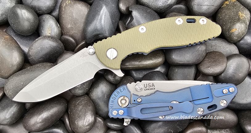 Hinderer XM-18 3.0 Spanto Tri-Way Battle Blue - OD Green G10