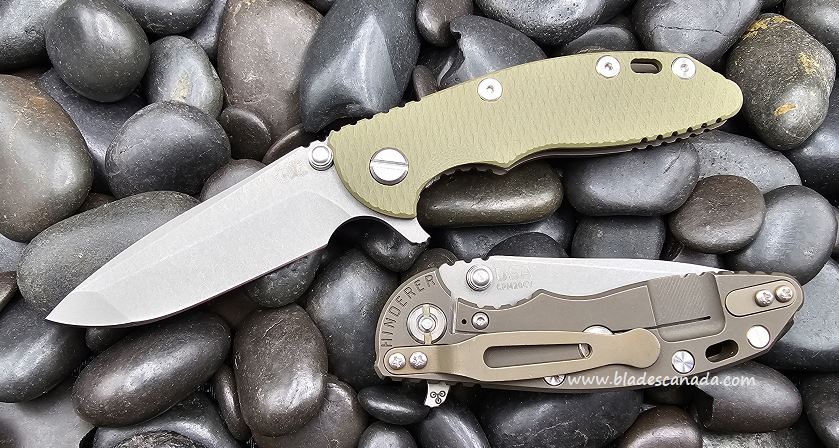 Hinderer XM-18 3.0 Spanto Tri-Way Battle Bronze - OD Green G10