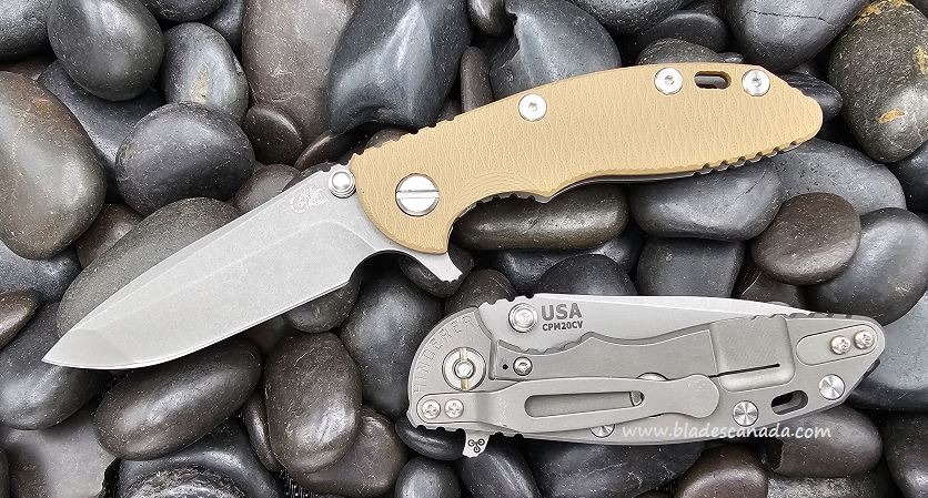 Hinderer XM-18 3.0 Spanto Tri-Way Working Finish - Coyote G10