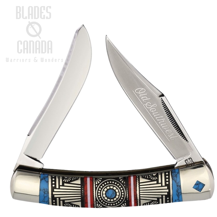 Rough Ryder Old Southwest Large Moose Slipjoint Folding Knife, Stainless, RR1754
