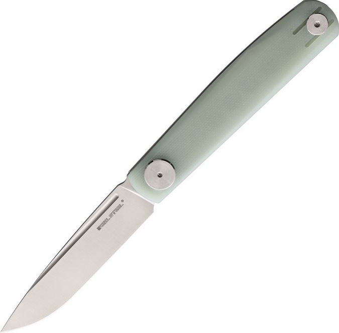 Real Steel Gslip Slipjoint Folding Knife, VG10, G10 Jade, 7867 - Click Image to Close