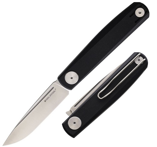 Real Steel GSlip Compact Slipjoint Folding Knife, VG10, G10 Black, 7868