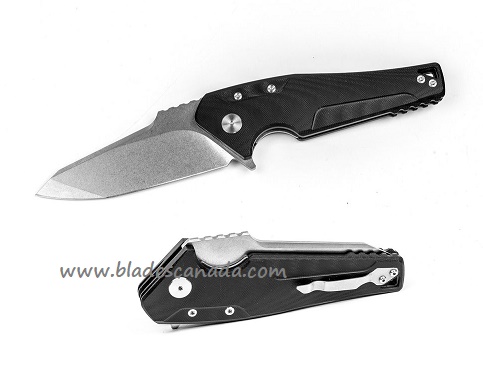 Real Steel Echo Folding Knife, K110 Steel SW, G10 Black, 9841 - Click Image to Close