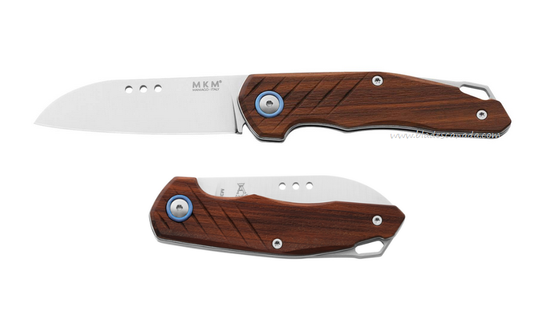 MKM Root Slipjoint Folding Knife, M390 Satin, Santos Wood, RT-S