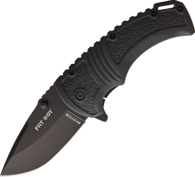 Renegade Tactical Fat Boy Flipper Folding Knife, Assisted Opening - Click Image to Close