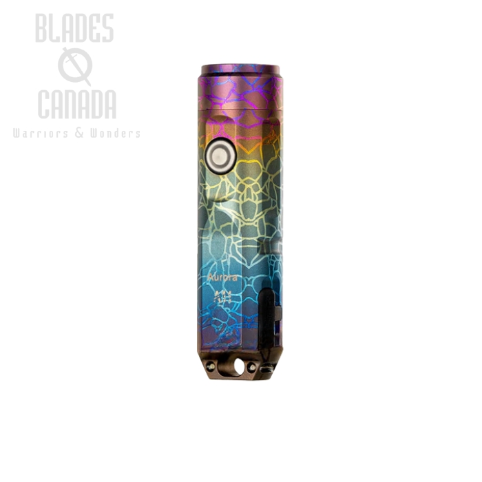 (image for) RovyVon Aurora A11 Dawn in the Dark Keychain Flashlight, Titanium - 650 Lumens