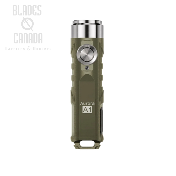 (image for) Rovyvon Aurora A1-G4 Keychain Flashlight, Green, 650 Lumens