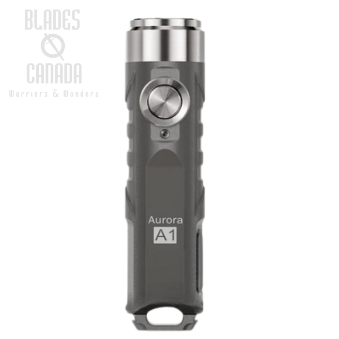 (image for) Rovyvon Aurora A1-G4 Keychain Flashlight, Gray, High CRI, 420 Lumens