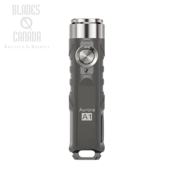 (image for) Rovyvon Aurora A1-G4 Keychain Flashlight, Gray, 650 Lumens