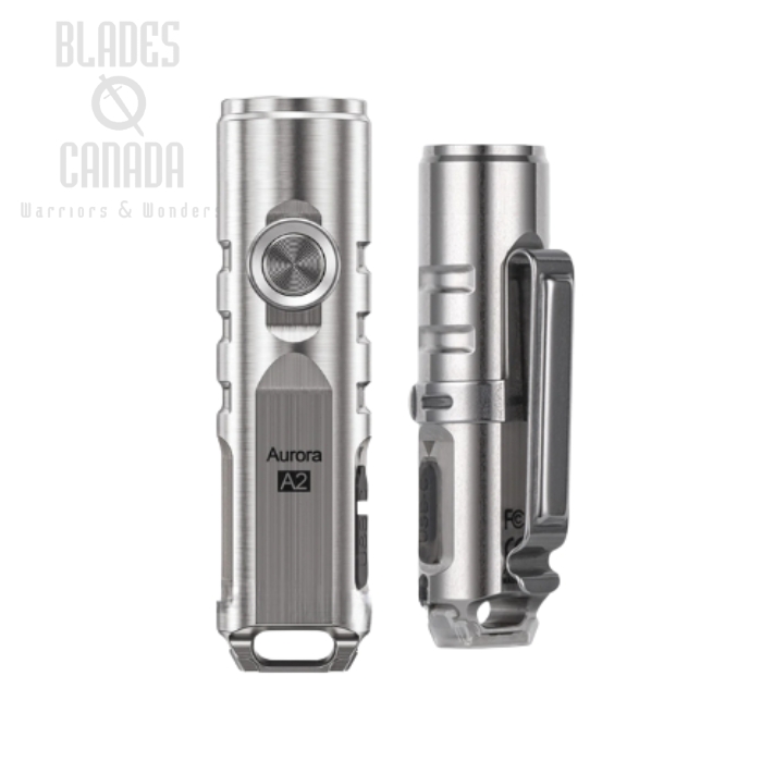 (image for) Rovyvon Aurora A2-G4 Stainless Steel Keychain Flashlight, High CRI, 420 Lumens