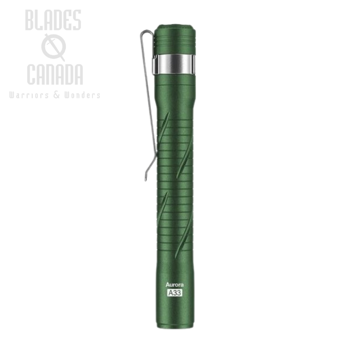 (image for) RovyVon Aurora A33 Green Rechargeable Pen Light, Aluminum - 200 Lumens