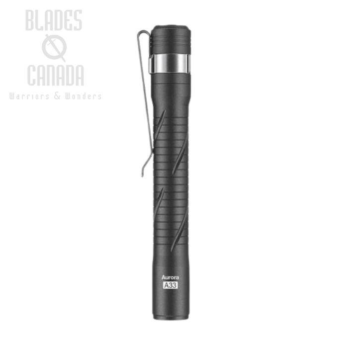 (image for) RovyVon Aurora A33 Gunmetal Rechargeable Pen Light, Aluminum - 200 Lumens