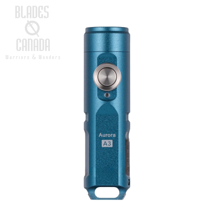 (image for) Rovyvon Aurora A3 Gen 4 Keychain Flashlight, Aluminum Blue, High CRI, 420 Lumens