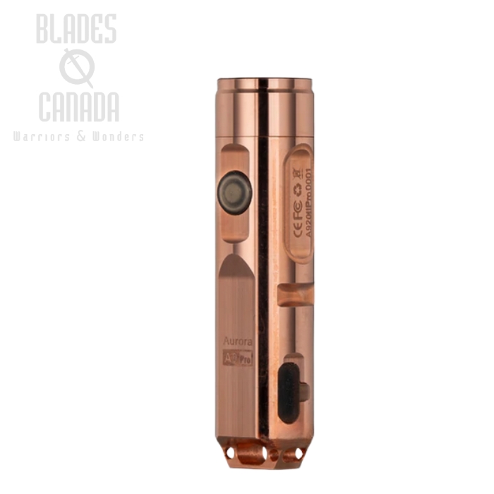 (image for) RovyVon Rechargeable Keychain Flashlight, Copper - 650 Lumens