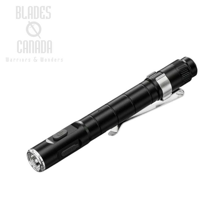 (image for) RovyVon Hybrid H3 Urban EDC Black Flashlight, Aluminum - 400 Lumens