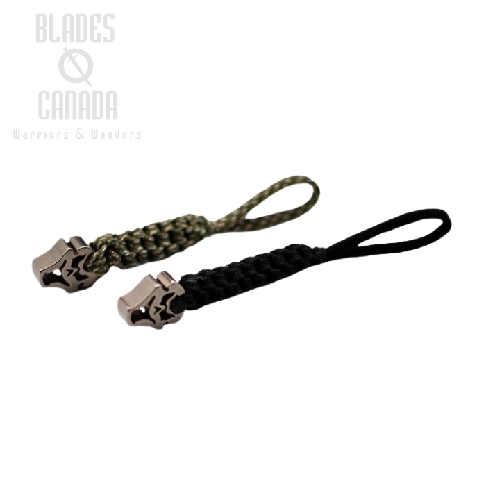 (image for) RovyVon Titanium Skull Bead Lanyard [Large] - Green