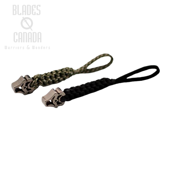 (image for) RovyVon Titanium Skull Bead Lanyard [Small] - Green