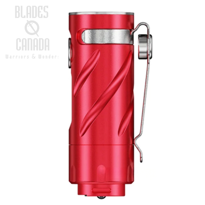 (image for) RovyVon S3 Red Rechargeable Compact Flashlight, Aluminum - 1800 Lumens