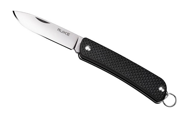 Ruike S11 Keychain Folding Knife/Tool, 12C27 Sandvik, G10 Black, S11
