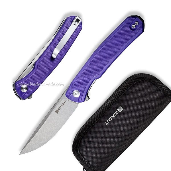SENCUT Scitus Flipper Folding Knife, D2 Steel, G10 Handle, S21042-2