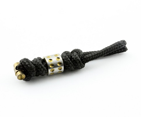 (image for) Chris Reeve Sebenza Small Lanyard, Black, Gold Dot Bead, S31-7010