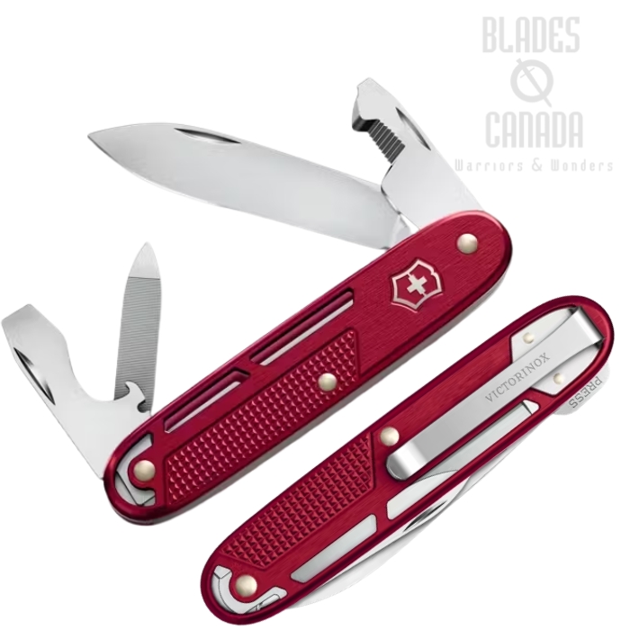 Victorinox Swiss Army Synergy Alox Multitool, Red, 0.8216.20