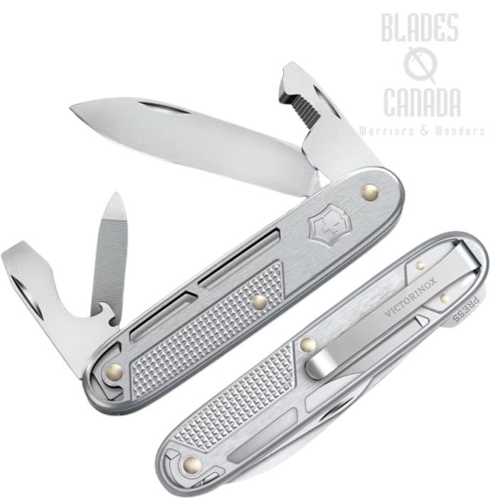 Victorinox Swiss Army Synergy Alox Multitool, Silver, 0.8216.26