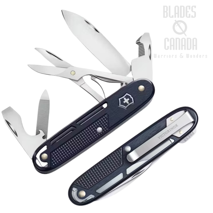 Victorinox Swiss Army Synergy X Alox Multitool, Dark Blue, 0.8226.22