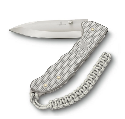 Victorinox Swiss Army Evoke Folding Knife, Stainless, Alox Silver, 0.9415.D26