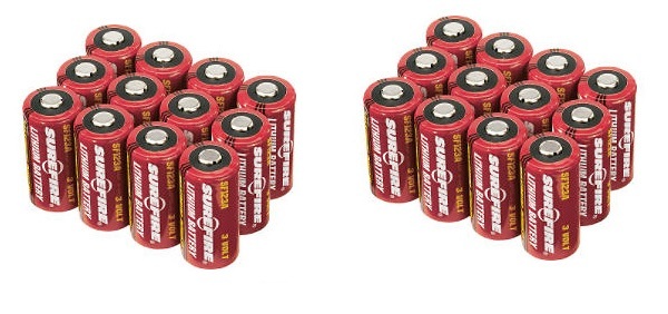 SureFire 24-Pack CR123A Batteries 2 x 12 Pack - Click Image to Close