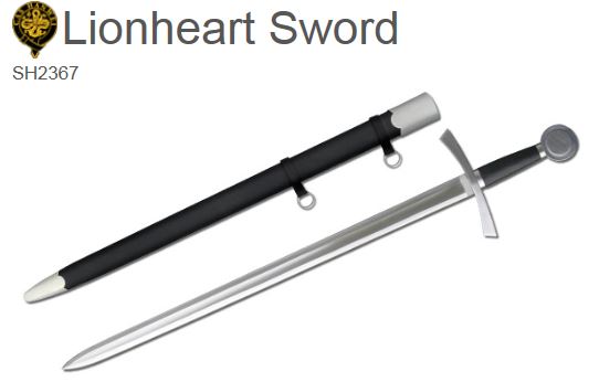 Hanwei Lionheart Forged Carbon Sword, SH2367 - Click Image to Close