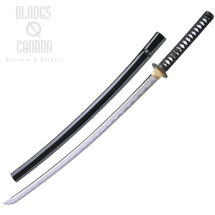 (image for) Hanwei PSK XL Light Katana, 1566 Steel, Cotton Black Handle Wrap, Wood Scabbard, SH6000L2