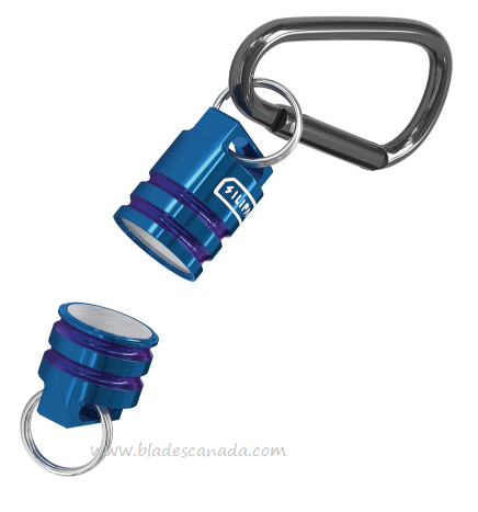 Silipac Keychain Mag-Beads, Stainless Blue, SIL005SSBLU