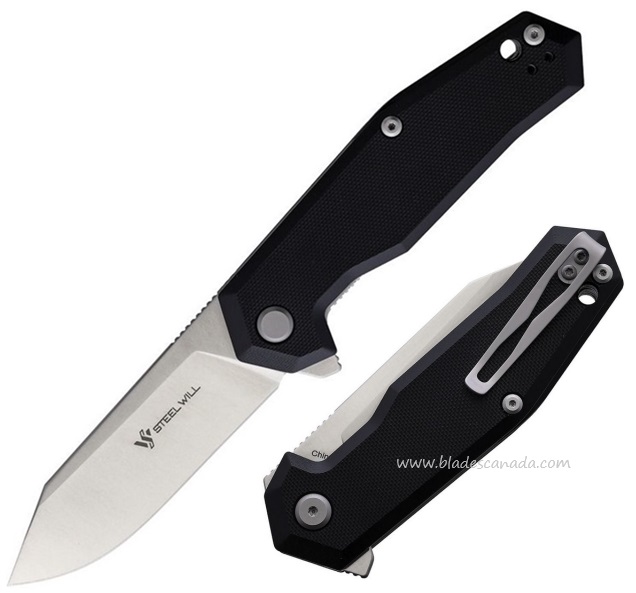 Steel Will Tenet 2 Flipper Folding Knife, D2 Steel, G10, SMGF3101