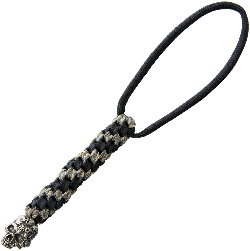 Schmuckatelli Co. Mind Skull Pewter with Digi Lanyard