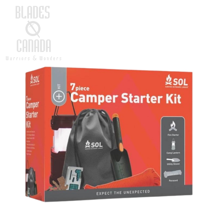 Survive Outdoors Longer SOL Camp Ready Starter Kit, 7 Piece