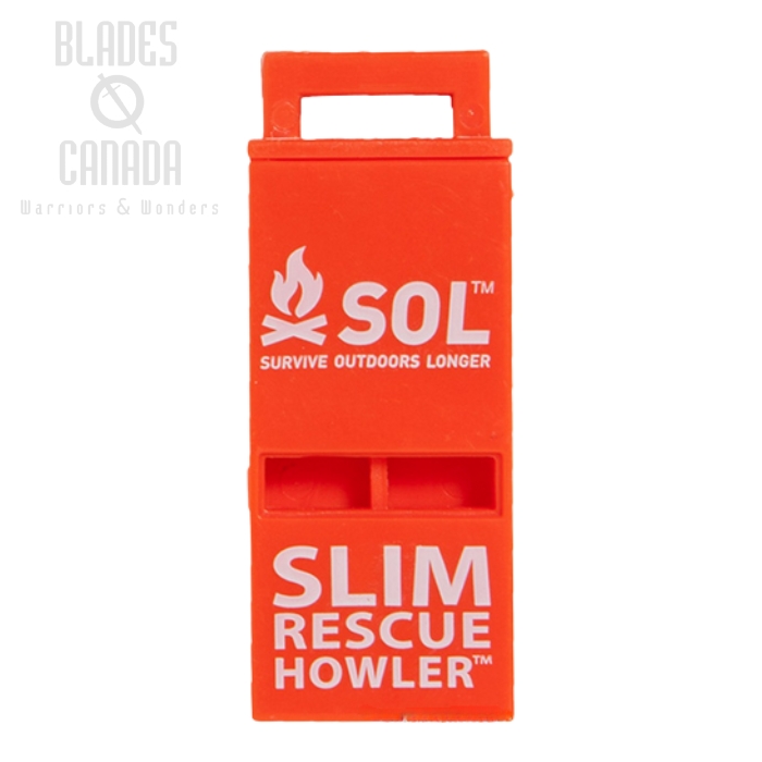 Survive Outdoors Longer SOL Slim Rescue Howler Whistle - 2 Pack