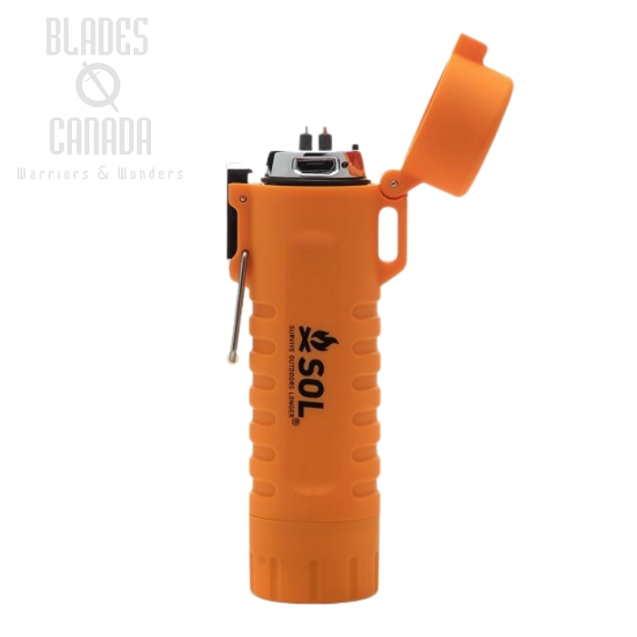 Survive Outdoors Longer SOL Fire Lite Fuel-Free Lighter, Orange