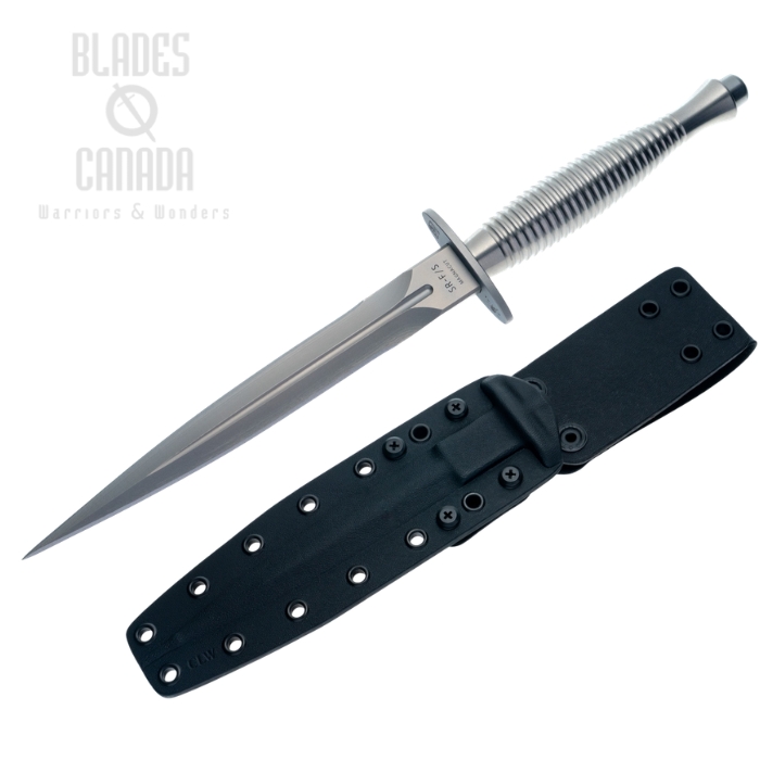(image for) Spartan Blades Ronin F/S Dagger, CPM MagnaCut Stainless, Stainless Steel, Kydex Sheath, SB60SSSSKYBK
