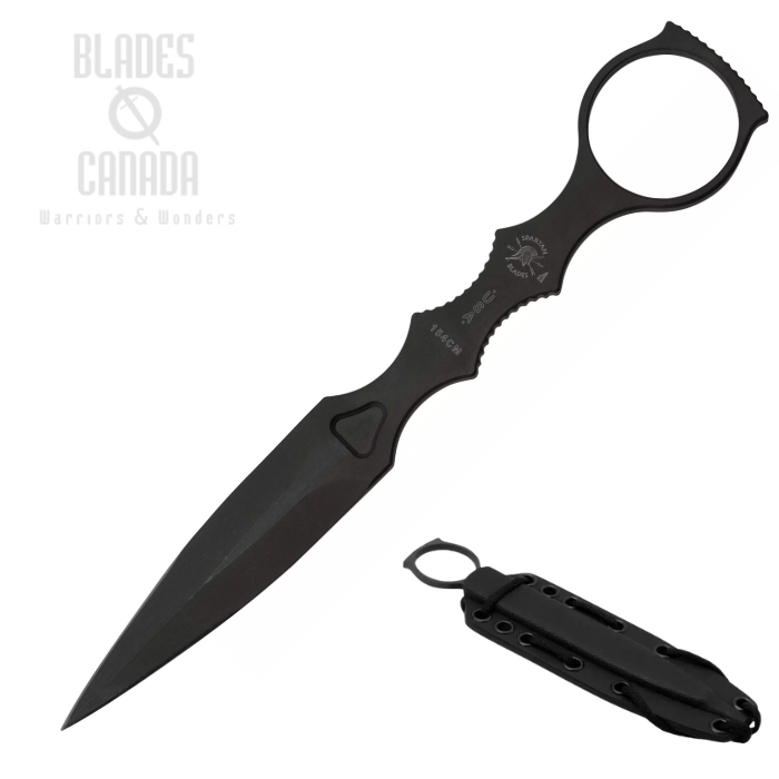 (image for) Spartan Blades SOCP-D CQB Tool, 154CM Black, Kydex Sheath, SB9BK