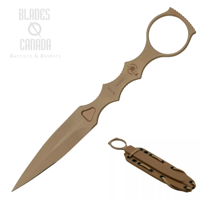 (image for) Spartan Blades SOCP-D CQB Tool, 154CM FDE, Kydex Sheath, SB9DE