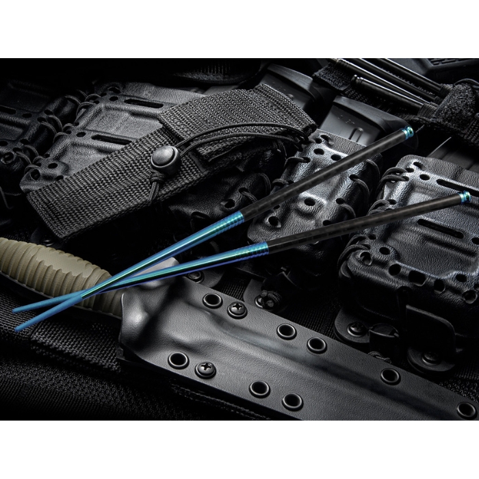 (image for) Spartan Blades Titanium Chopsticks, Blue, PCC1SBL