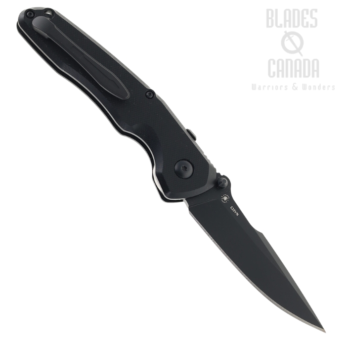 (image for) Spartan Blades Soter RaceLock Folding Knife, CPM S35VN Black, G10 Black, SFBL14BKBK