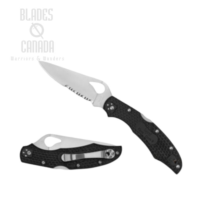 Byrd Harrier 2 Folding Knife, FRN Black, by Spyderco, BY01PSBK2