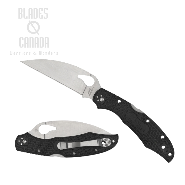 Byrd Cara Cara Gen 2 Lightweight Folding Knife, FRN Black, by Spyderco, BY03PBKWC2
