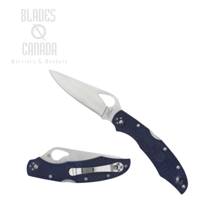 Byrd Cara Cara 2 Folding Knife, FRN Blue, by Spyderco, BY03PBL2