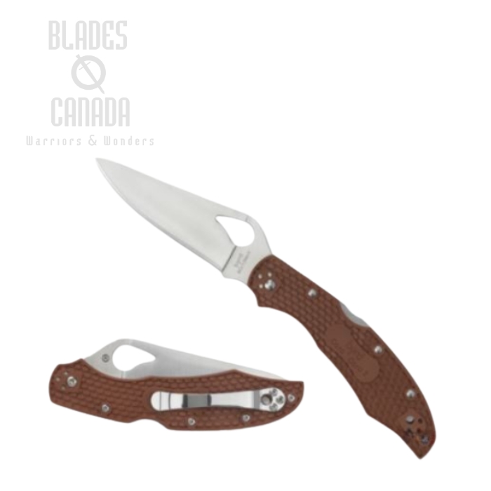 Byrd Cara Cara 2 Folding Knife, FRN Brown, by Spyderco, BY03PBN
