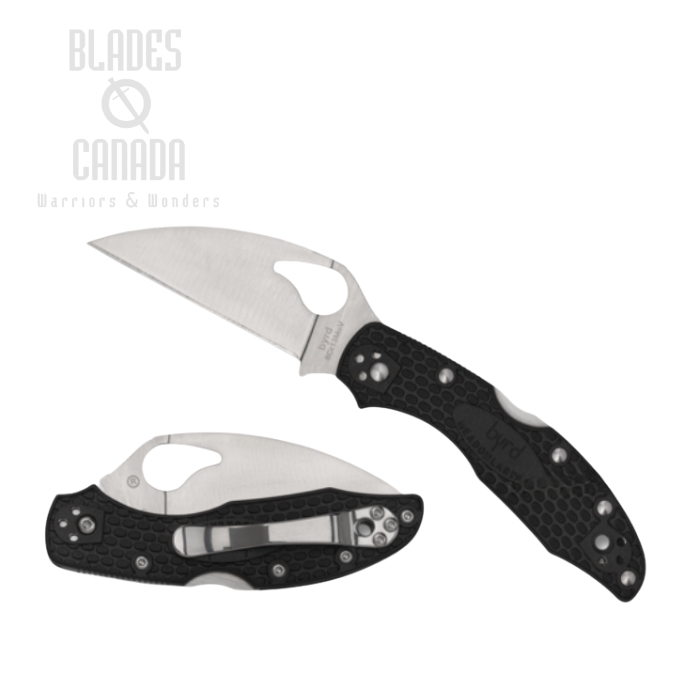 Byrd Meadowlark Gen 2 Lightweight Folding Knife, FRN Black, by Spyderco, BY04PBKWC2