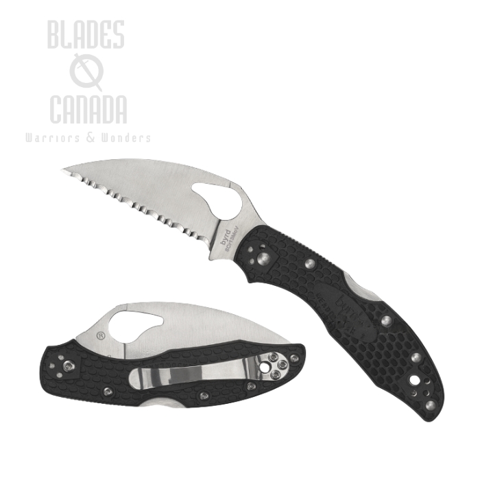 Byrd Meadowlark Gen 2 Lightweight Folding Knife, FRN Black, by Spyderco, BY04SBKWC2